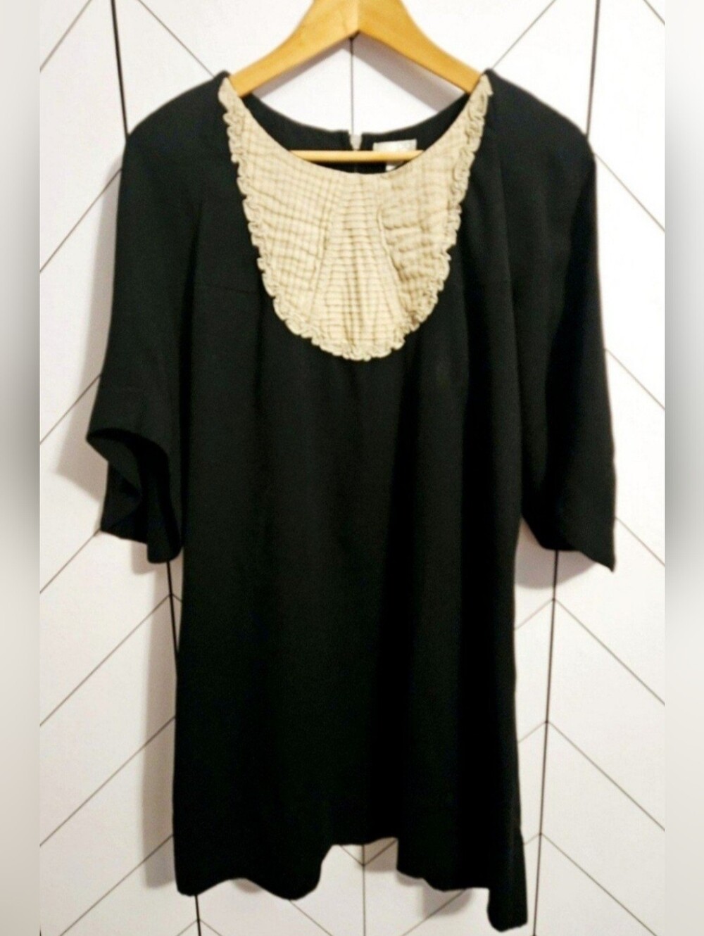 GO International Bib Accent Dress, Size Large